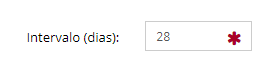 intervalo de dias