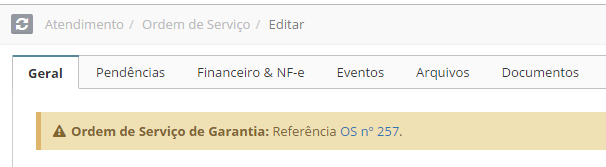 Garantia de Ordem de Serviço 2