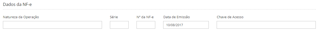 Dados NFe