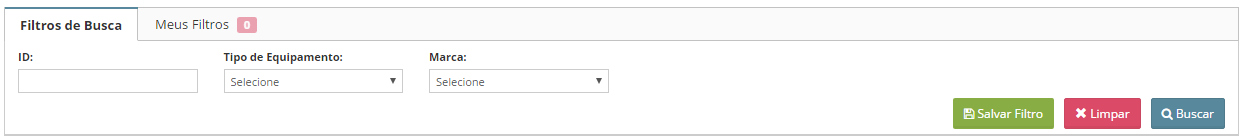 Filtros - Equipamentos