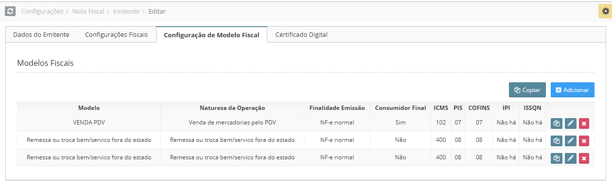 modelo fiscal